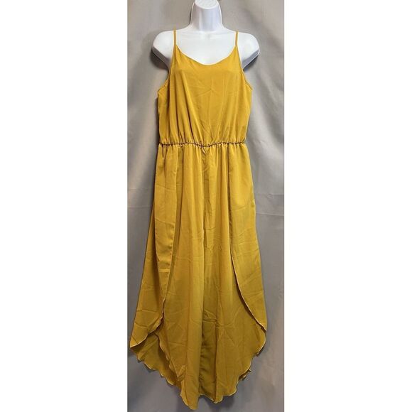 Pants - Emery Rose Jumpsuit Yellow Sz Large NWT Women's